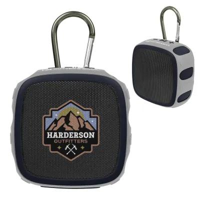 Waterproof Bluetooth Speaker with Carabiner - 3.75 in - product view 4