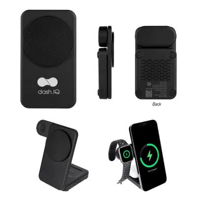 Foldable Magnetic Wireless Charger Recycled ABS - product view 2