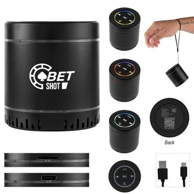 Bluetooth Speaker Light Up Recycled ABS - 2.5 in