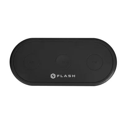 3-in-1 Wireless Charger Recycled Plastic - 8 in - product view 2