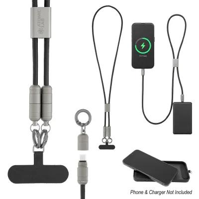 Charging Cable Lanyard with Phone Tether - 3 ft - product view 2