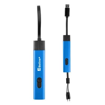 Retractable Travel Charging Cable Aluminum - 6 in - product view 9