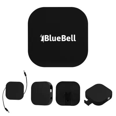 Retractable Charging Cable Phone Stand 60W - 2.5 in - promotional product with custom logo