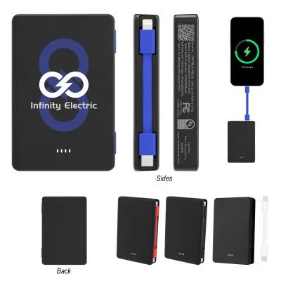 Power Bank UL Listed 5000 mAh with Cable - 4 in