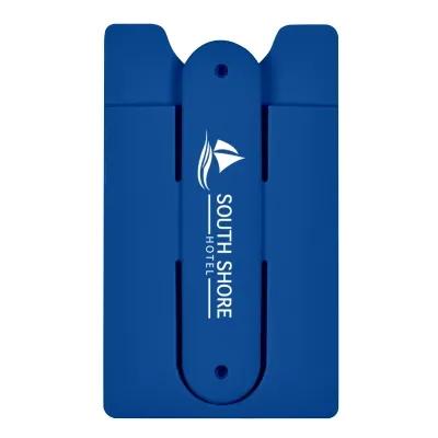 Silicone Phone Wallet with Stand - 3.75 in