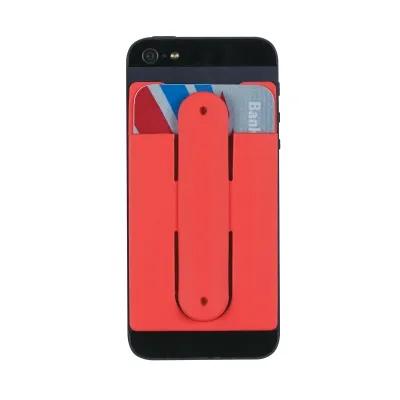Silicone Phone Wallet with Stand - 3.75 in - product view 3