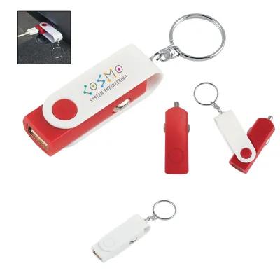 Car Charger Adapter with Swivel Design - 2.5 in