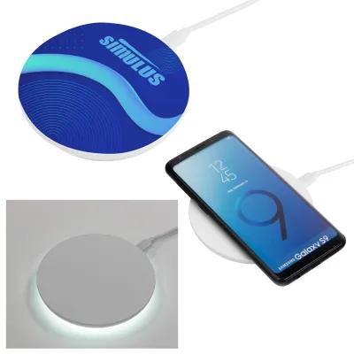 Hyper Charge Wireless Charger with LED Ring - 15W - product view 3
