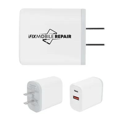PhoneSuit 30W Power Delivery Wall Adapter UL Listed - 3.5 x 3.25 in - product view 3