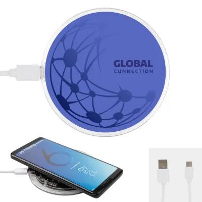 Wireless Charging Pad Translucent 10W Qi Compatible - 4 in
