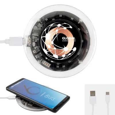 Wireless Charging Pad Translucent 10W Qi Compatible - 4 in - product view 4