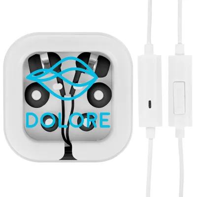 Type-C Wired Earbuds with Microphone Travel Case - 2.75 in