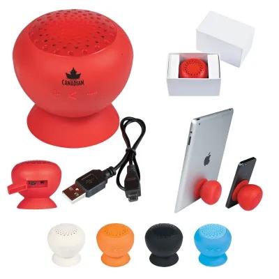 Bluetooth Silicone Speaker with Phone Stand Hands-Free - 2.25 in