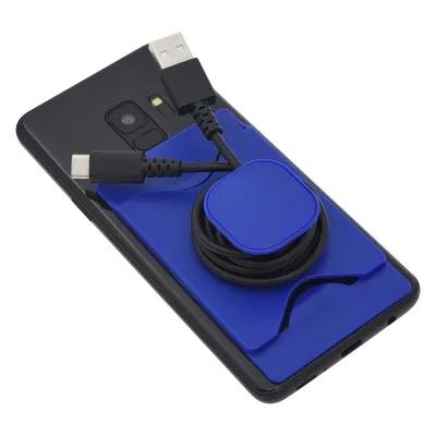 Phone Stand Wallet Adhesive Card Holder Cord Wrap - 2.25 x 4 in - product view 5