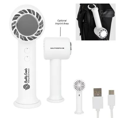 Portable Refrigeration Fan with 2200 mAh Battery - 2.25 x 6.5 in