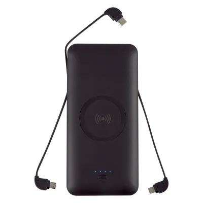 5-in-1 Wireless Power Bank with Built-in Cables - 5000 mAh - product view 6