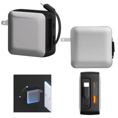 Wall Charger 65W Multi-Port GaN - 2.5 x 2.5 x 1.25 in - product view 1