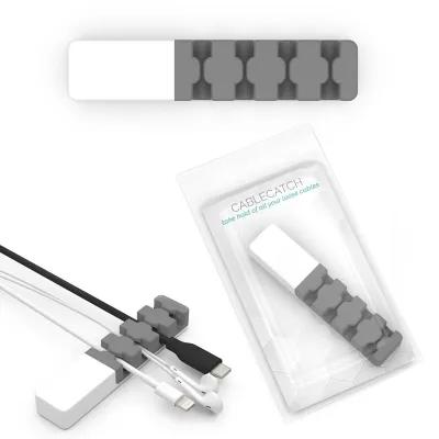 Silicone Cable Organizer 4-Cord - 3.74 x 0.78 in - product view 2