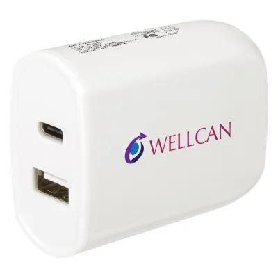 UL Listed USB Wall Adapter with Type-C - 2.25 in