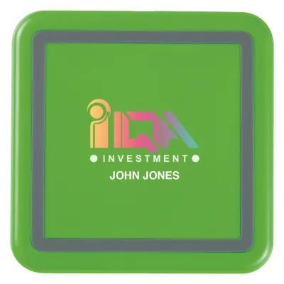 Square Wireless Charging Pad with LED - 3.5 in - product view 4