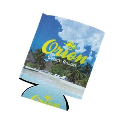 Custom Foam Can Cooler Foldable USA Made - 4 in