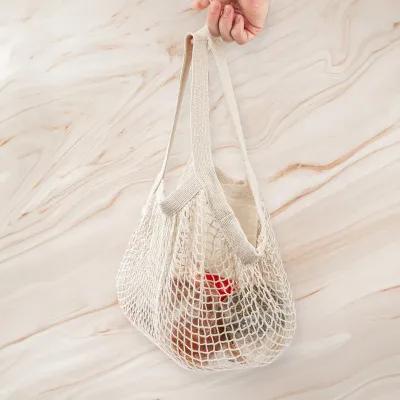 Custom Printed Tote Bag Cotton Canvas Market - 13¾ in - product view 4