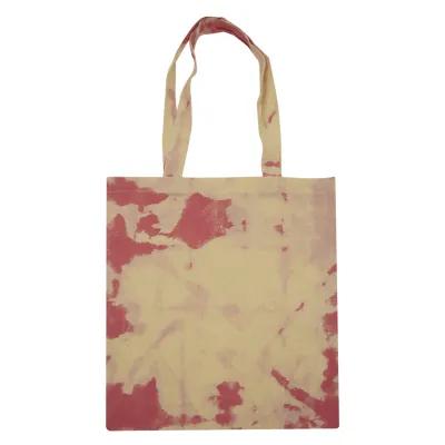 Custom Printed Tote Bag Cotton Tie Dye Candy - 14 x 16 in - product view 3