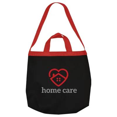 Custom Printed Tote Bag 600D Polyester Carnival - 16 x 13¾ in - product view 2