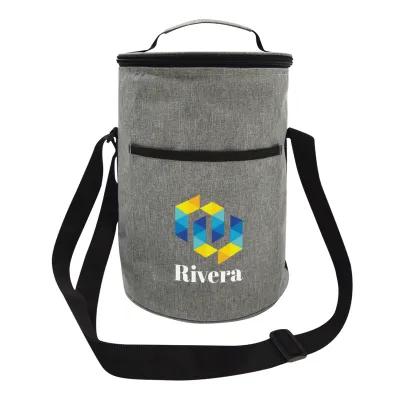 Insulated Cooler Bag Heathered 200D Polyester - 9 x 12½ in