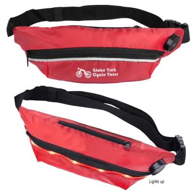 Fanny Pack Light Up 210D Polyester Trail Blazer - 14 x 6½ in