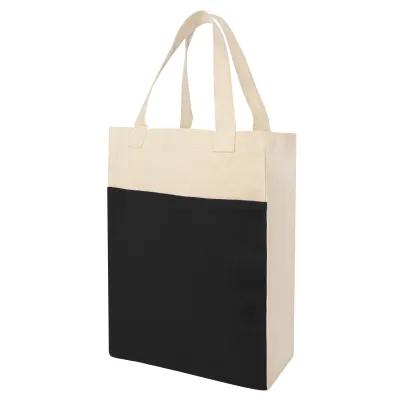 Custom Tote Bag Cotton Canvas Shopper Style - 15 x 11 in - product view 2