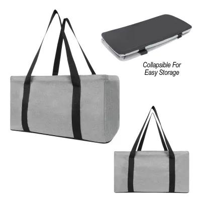 Trunk Organizer Heathered Polyester Collapsible - 22 x 12 in - product view 2