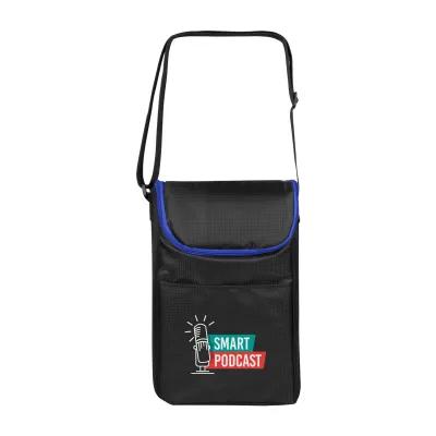 Beach Cooler Double Bottle PEVA Lining 14 Can - 8 x 13 in - product view 2