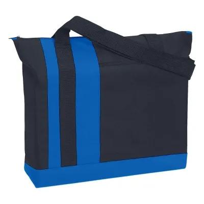 Custom Tote Bag Polyester Tri-Band Zippered - 19 x 14.5 x 5 in - product view 2