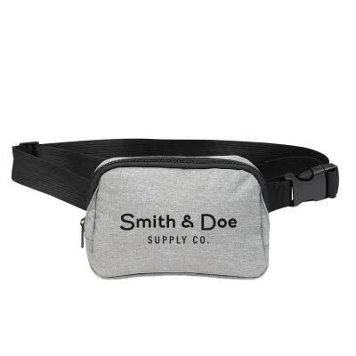Belt Bag Recycled Heathered Dual Wear Style - 7.5 x 5 x 2 in - product view 4