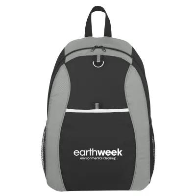Backpack 600D Polyester with Padded Straps - 12 x 16 in