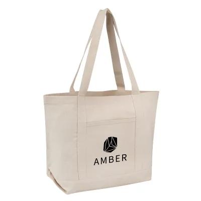 Custom Tote Bag Recycled Cotton Canvas 10 oz - 21 x 14 in