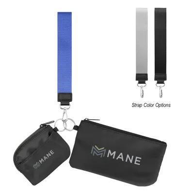 Pouch Set Dual rPET Recycled Card and Wristlet (2 Pack) - product view 1