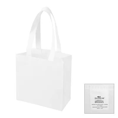 Custom Tote Bag rPET Non-Woven Recycled - 9 x 9 in - product view 4