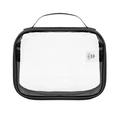 Toiletry Bag Clear rPET Recycled Polyester - 8 x 6 x 2 in - product view 2