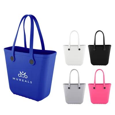 Custom Tote Bag EVA Rubber Beach Waterproof - 15 x 13 in
