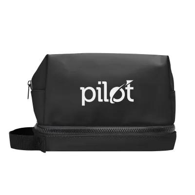 Cosmetic Bag rPET Leatherette Recycled - 6 x 9 in