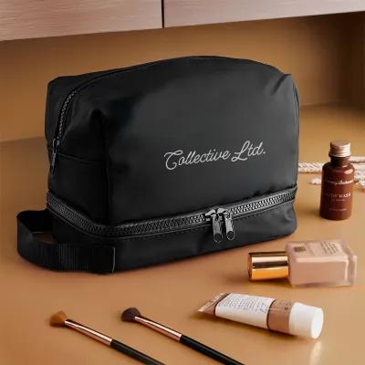 Cosmetic Bag rPET Leatherette Recycled - 6 x 9 in - product view 4