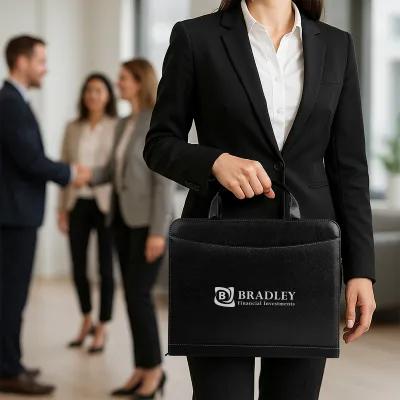 Padfolio Recycled Polyurethane with Writing Pad - 11 x 13¼ in - product view 3