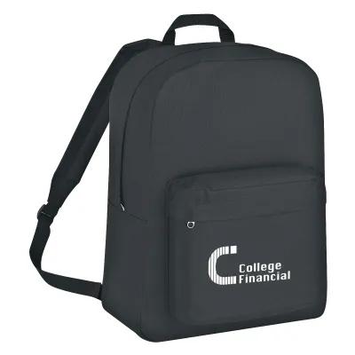 Custom Backpack 600D Polyester with Padded Straps - 12½ x 17 in