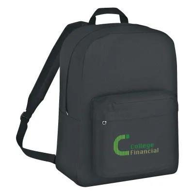 Custom Backpack 600D Polyester with Padded Straps - 12½ x 17 in - product view 4