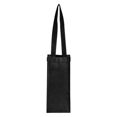 Custom Wine Tote Bag rPET Non-Woven Recycled - 5 x 12 in - product view 3