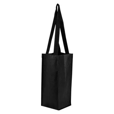 Custom Wine Tote Bag rPET Non-Woven Recycled - 5 x 12 in - product view 6