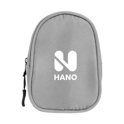 rPET Pouch with Carabiner Recycled Polyester - 3¼ x 4¾ in