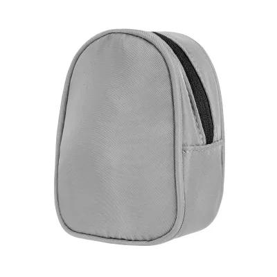 rPET Pouch with Carabiner Recycled Polyester - 3¼ x 4¾ in - product view 4